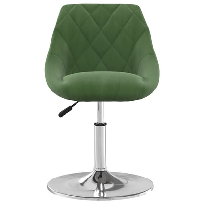 Sedie da Pranzo Girevoli 4 pz Verde Scuro in Velluto | homemem39