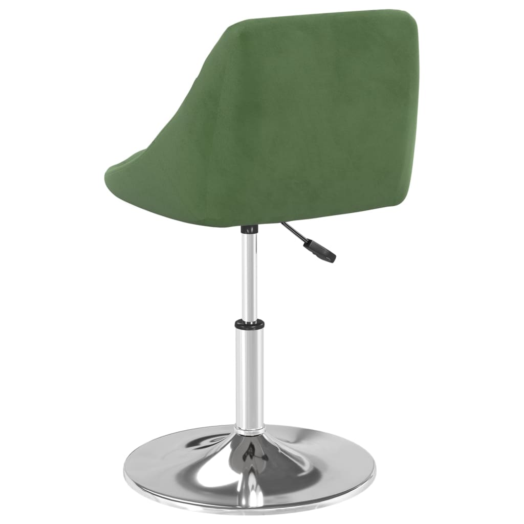 Sedie da Pranzo Girevoli 6 pz Verde Scuro in Velluto | homemem39