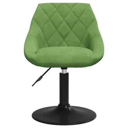 Sedia da Pranzo Verde Chiaro in Velluto | homemem39