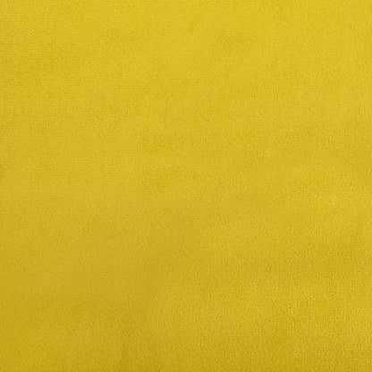 Sedia da Pranzo Giallo Senape in Velluto | homemem39