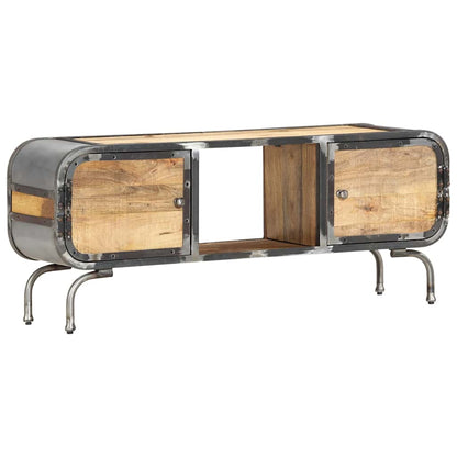 Mobile Porta TV 110x30x42 cm in Legno Massello di Mango