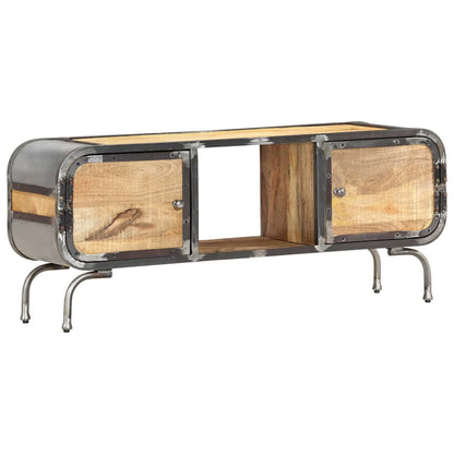 Mobile Porta TV 110x30x42 cm in Legno Massello di Mango