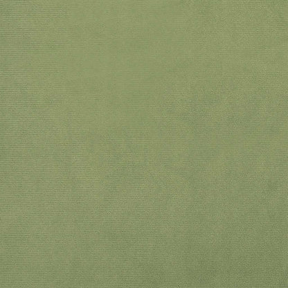 Sgabello Rotondo Verde Senape in Velluto