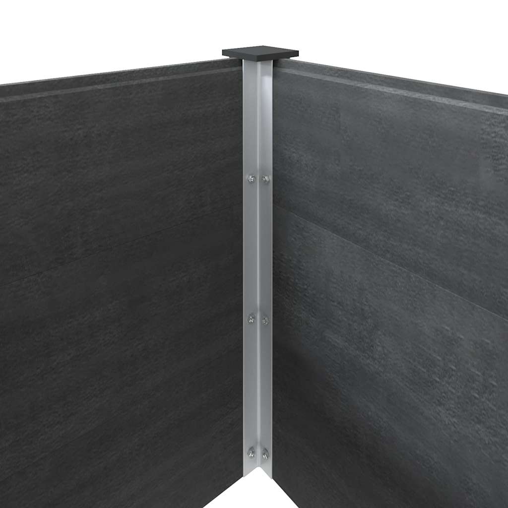 Fioriera Rialzata da Giardino Grigia 300x100x54 cm in WPC | homemem39