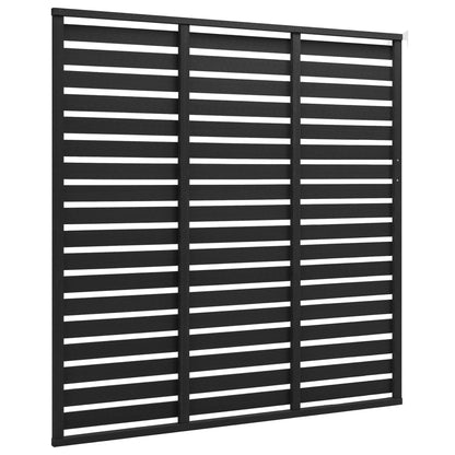 Pannello di Recinzione in WPC 180x180 cm Nero | homemem39