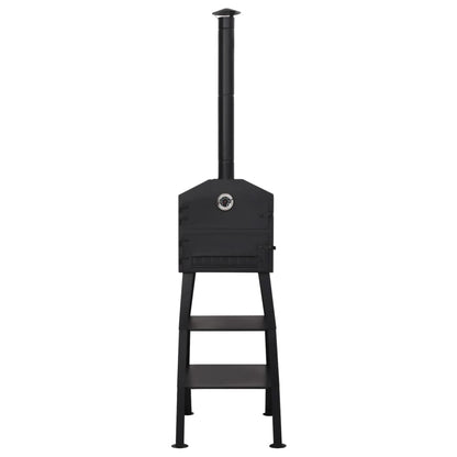 Forno per Pizza da Esterno a Carbone con 2 Pietre Refrattarie - homemem39