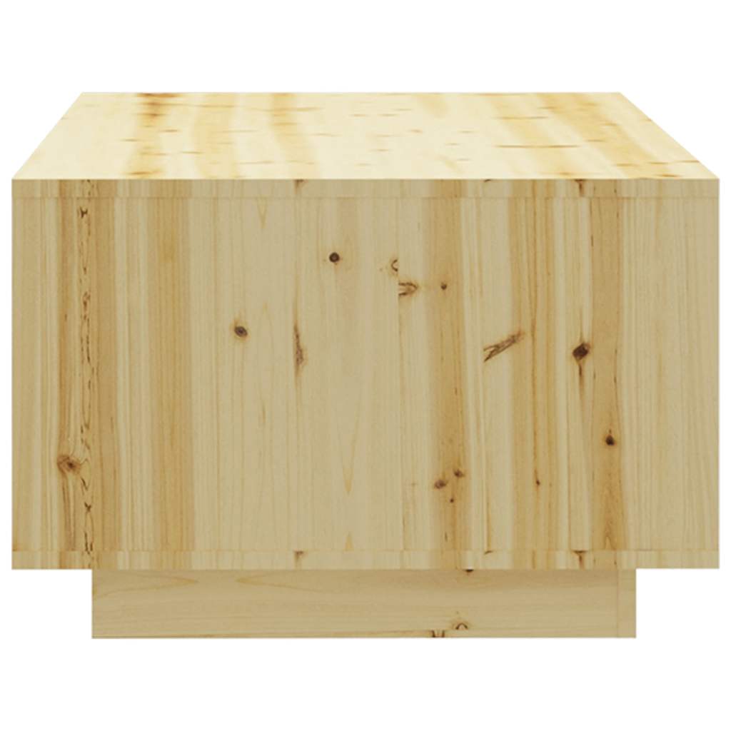 Tavolino da Salotto 110x50x33,5 cm in Legno Massello di Abete