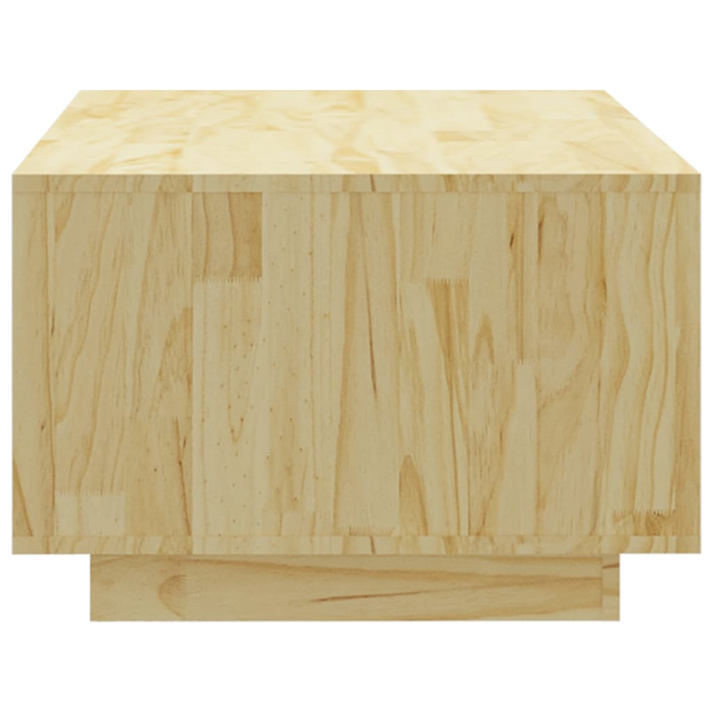 Tavolino da Salotto 110x50x33,5 cm in Legno Massello di Pino | homemem39