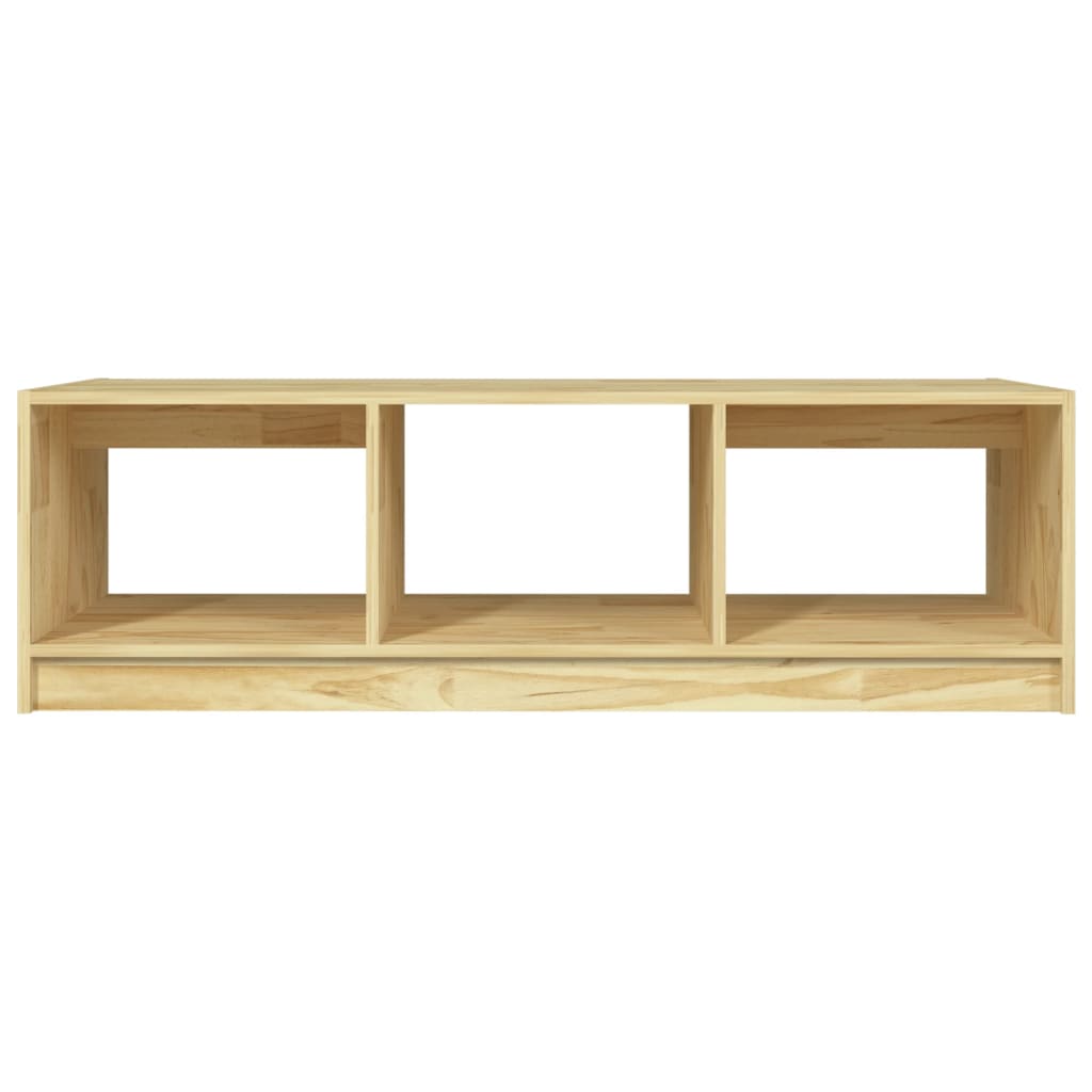 Tavolino da Salotto 110x50x34 cm Legno Massello di Pino | homemem39