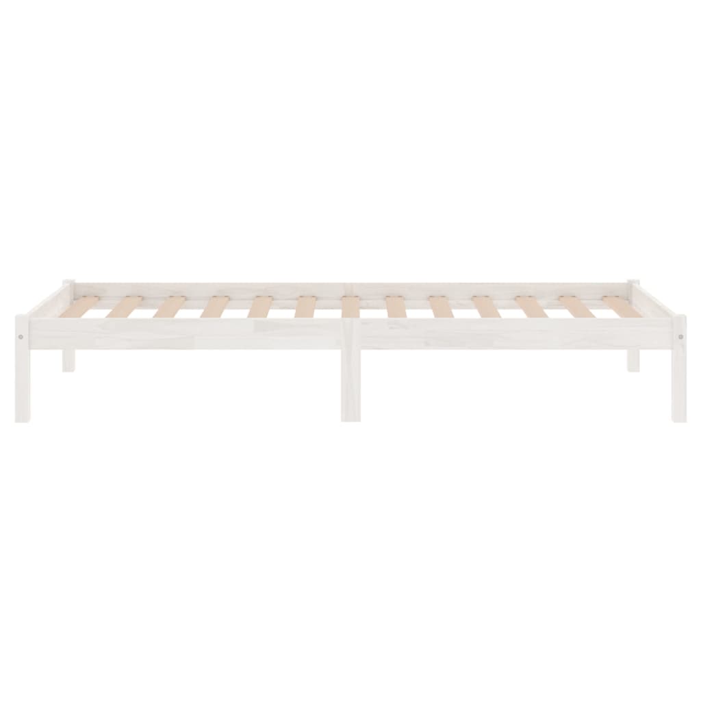 Giroletto Bianco in Legno Massello 90x190 cm Single | homemem39