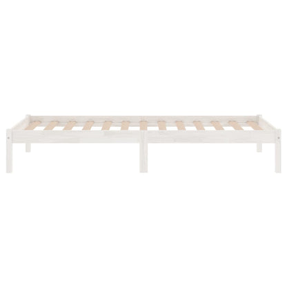 Giroletto Bianco in Legno Massello 90x190 cm Single | homemem39