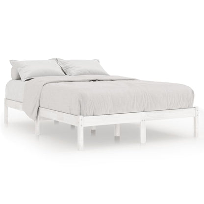 Giroletto Bianco in Legno Massello di Pino 140x190 cm | homemem39