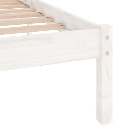 Giroletto Bianco in Legno Massello di Pino 120x200 cm | homemem39
