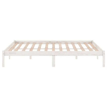 Giroletto Bianco in Legno Massello 180x200 cm Super King