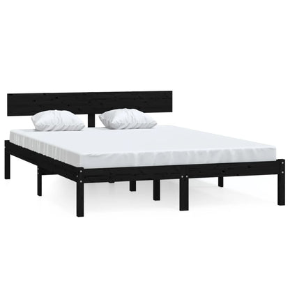 Giroletto Nero Massello Pino 150x200cm King Size | homemem39