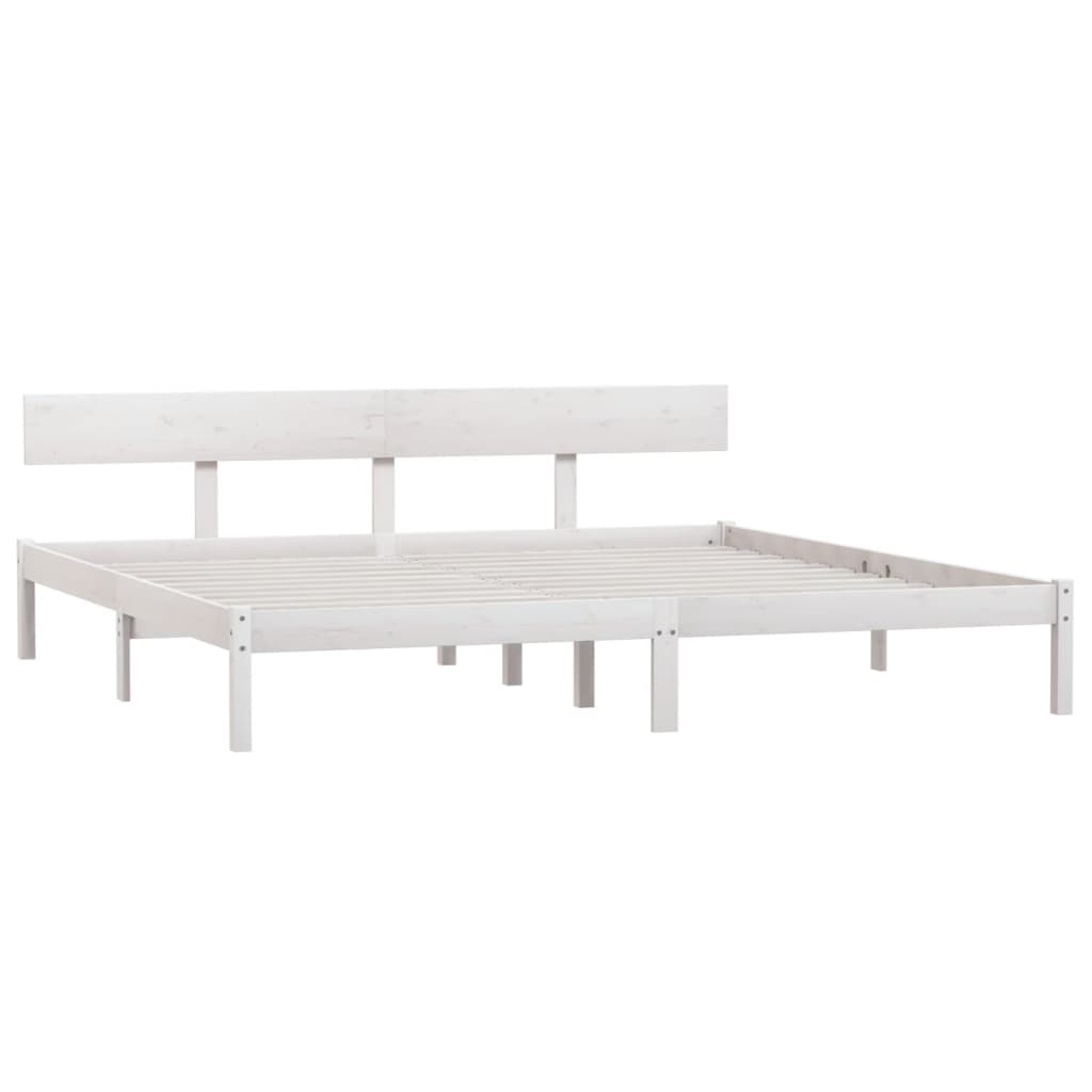 Giroletto Bianco in Legno Massello 180x200 cm Super King | homemem39