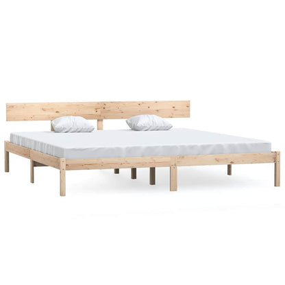 Giroletto senza Materasso in Legno Massello 200x200 cm | homemem39