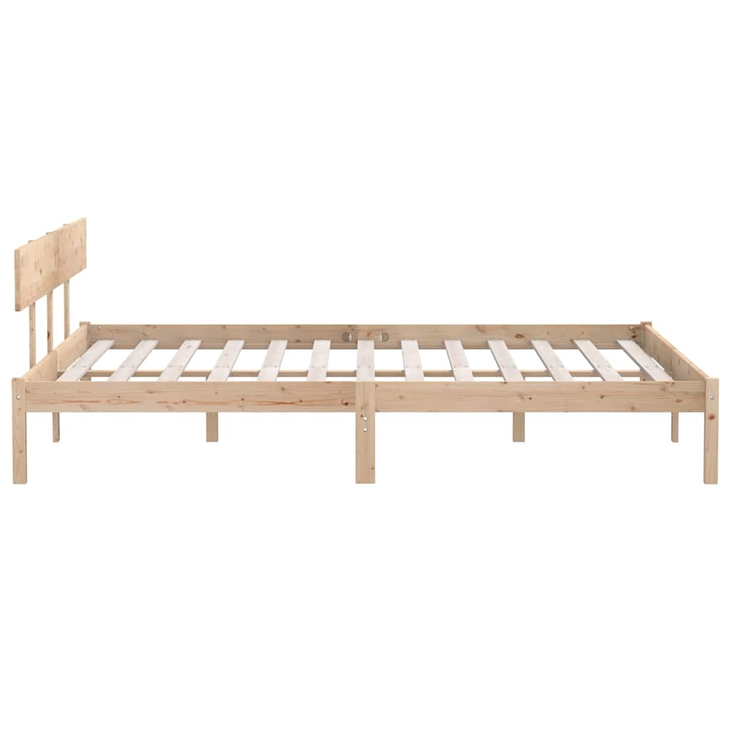 Giroletto senza Materasso in Legno Massello 200x200 cm | homemem39