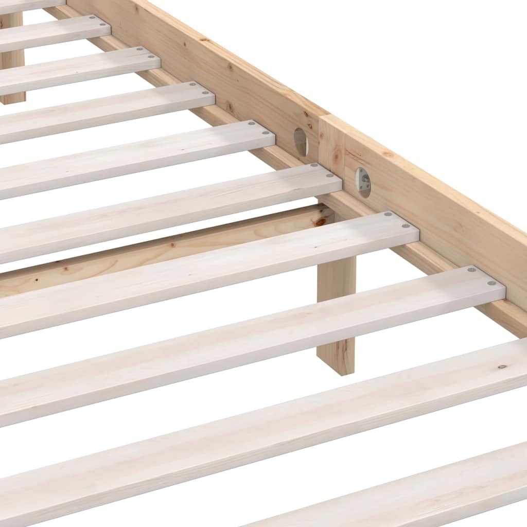 Giroletto senza Materasso in Legno Massello 200x200 cm | homemem39