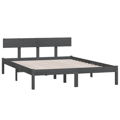 Giroletto Grigio in Legno Massello di Pino 200x200 cm | homemem39