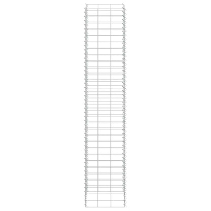 Fioriere Rialzate a Gabbione 3 pz 30x30x150 cm in Ferro | homemem39