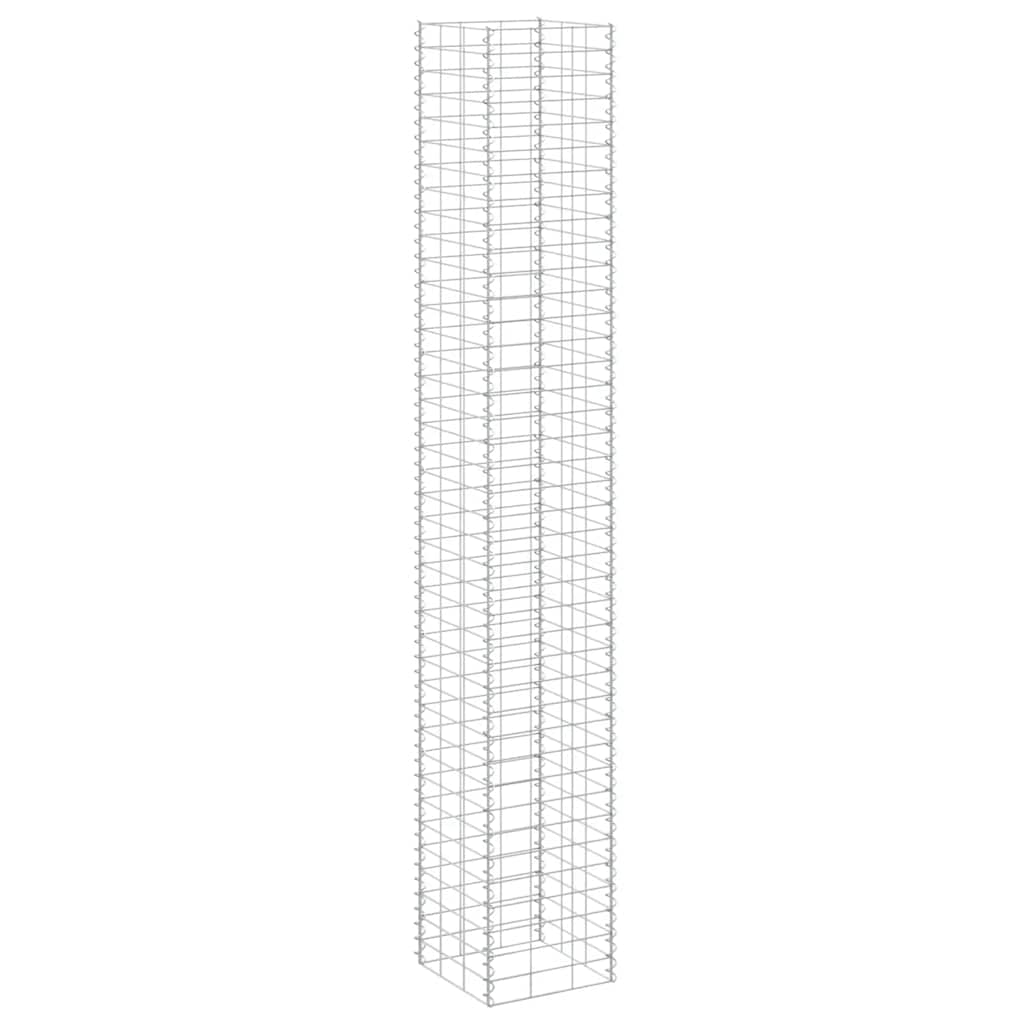 Fioriere Rialzate a Gabbione 3 pz 30x30x200 cm in Ferro | homemem39