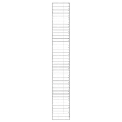 Fioriere Rialzate a Gabbione 3 pz 30x30x200 cm in Ferro | homemem39