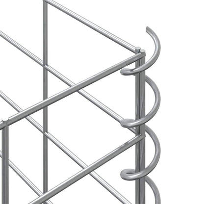 Fioriere Rialzate Gabbione 4 pz 30x30x50/100/150/200 cm Ferro | homemem39