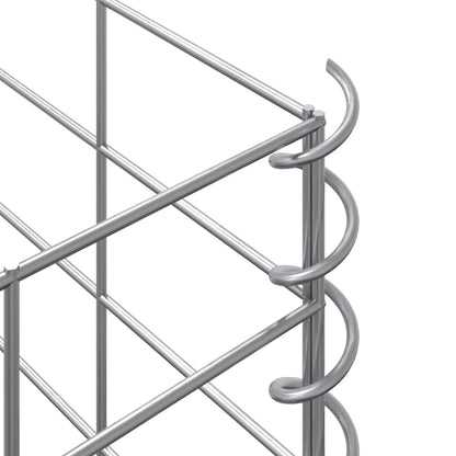 Fioriere Rialzate Gabbione 4 pz 30x30x50/100/150/200 cm Ferro