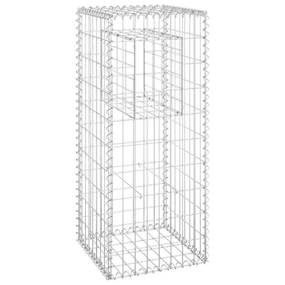 Cesti a Gabbione a Torre 2 pz 40x40x100 cm in Ferro | homemem39