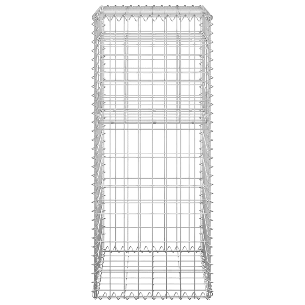 Cesti a Gabbione a Torre 2 pz 40x40x100 cm in Ferro | homemem39