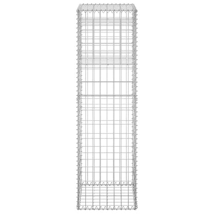 Cesti a Gabbione a Torre 2 pz 40x40x140 cm in Ferro | homemem39