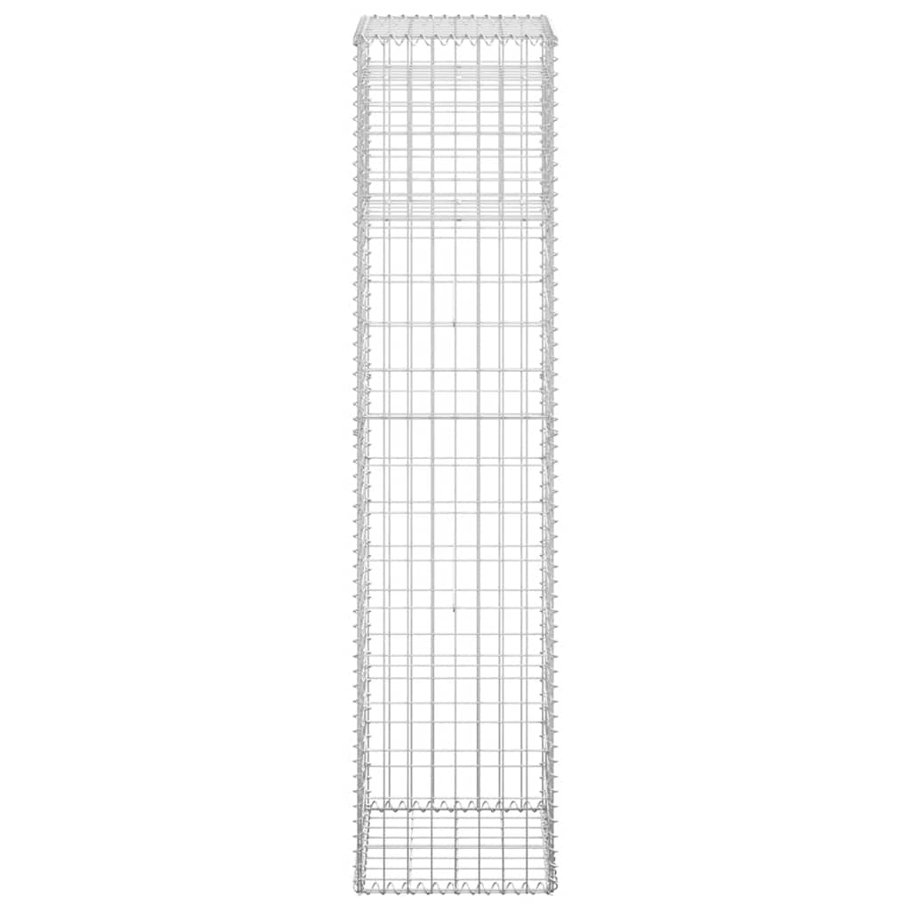 Cesti a Gabbione a Torre 2 pz 40x40x180 cm in Ferro | homemem39
