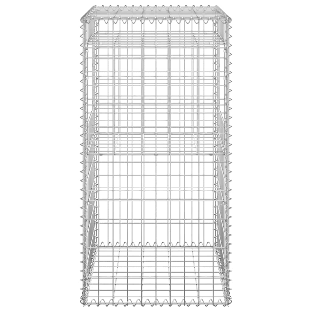Cesti a Gabbione a Torre 2 pz 50x50x100 cm in Ferro | homemem39