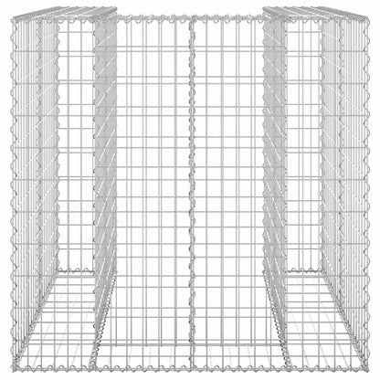Gabbione per Bidoni in Acciaio Zincato 110x100x110 cm - homemem39