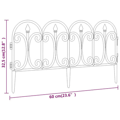 Bordi per Prato 17 pz Bianchi 10 m in PP | homemem39