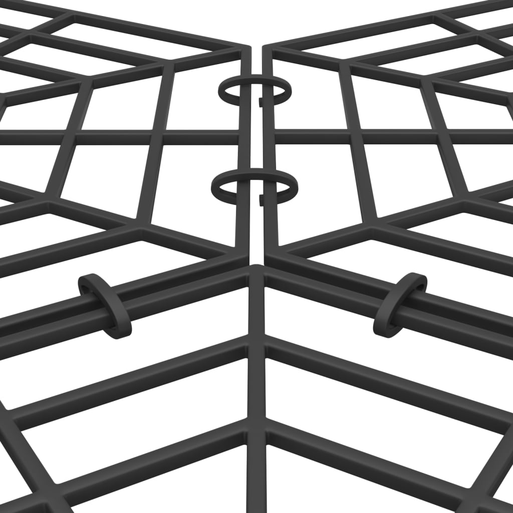 Protezioni per Laghetto 40 pz Nero in Polipropilene - homemem39