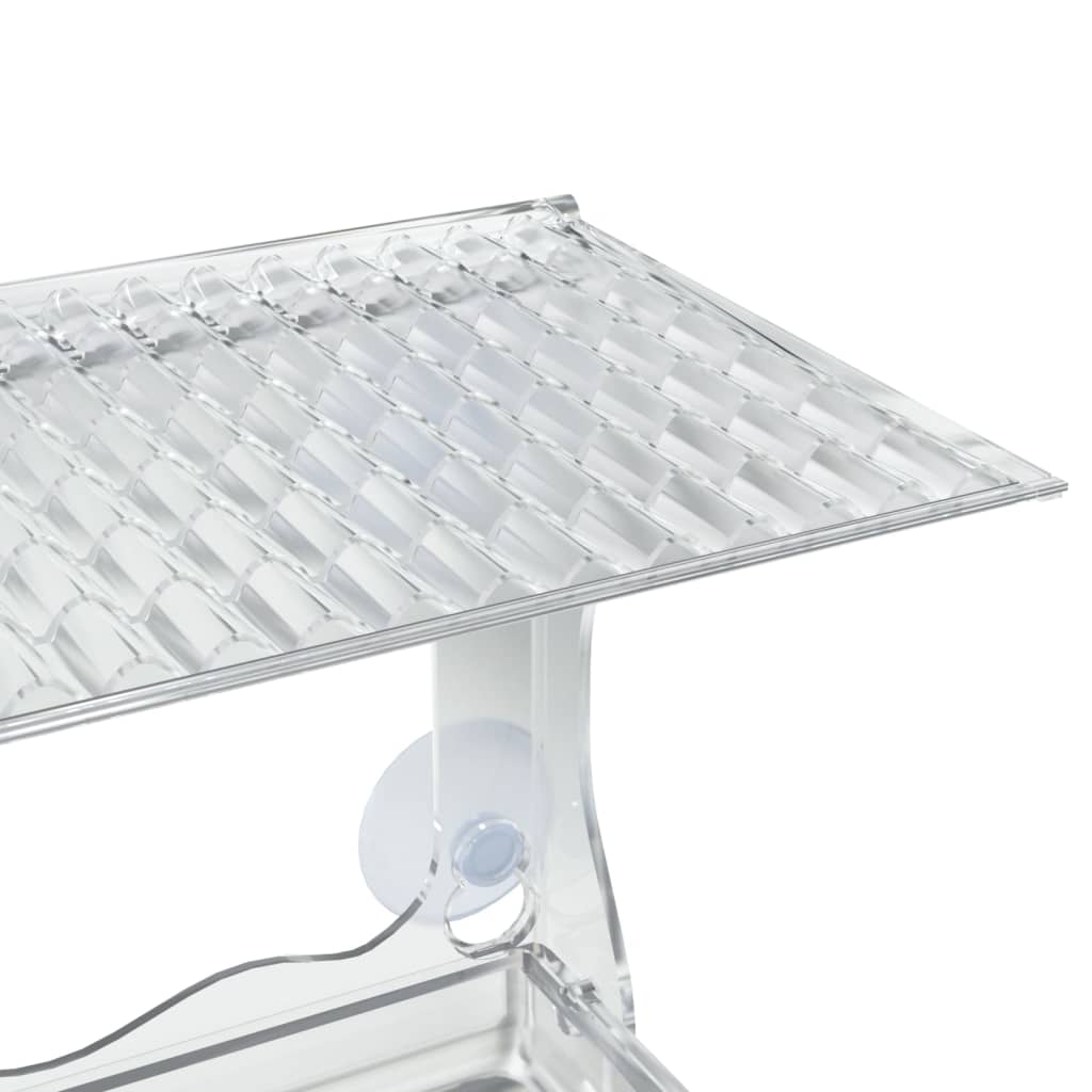 Mangiatoie per Uccelli da Finestra 2 pz in Acrilico 30x12x15 cm | homemem39