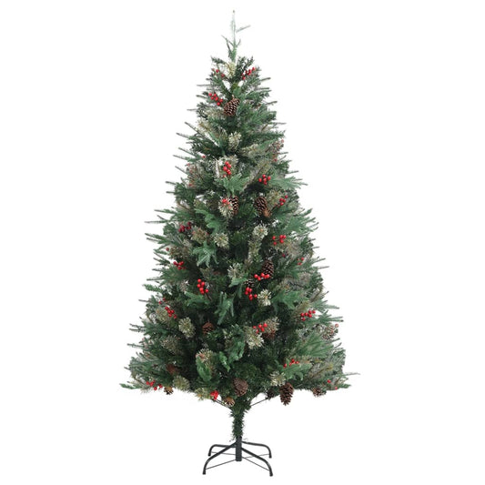 Albero di Natale con Pigne Verde 225 cm in PVC e PE - homemem39