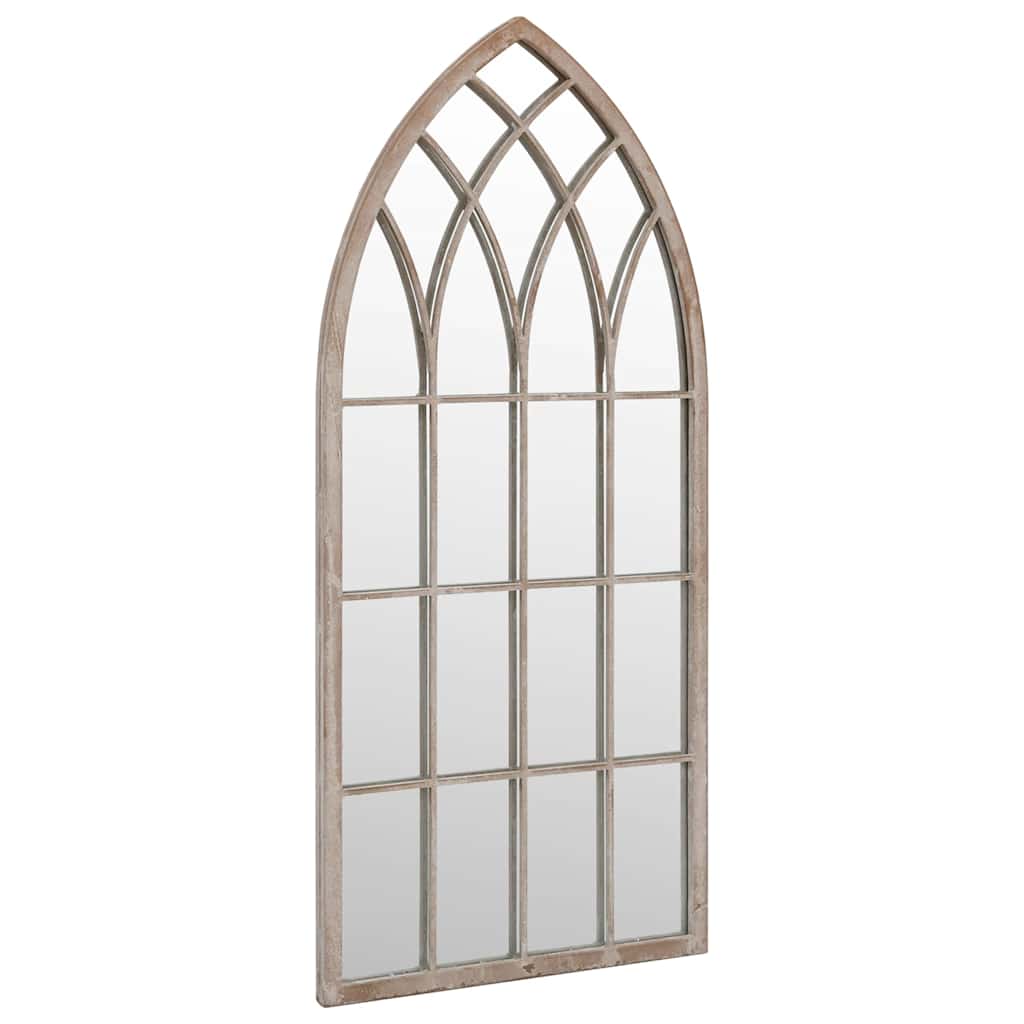 Specchio da Giardino Sabbia 70x30 cm in Ferro per Uso Esterno | homemem39