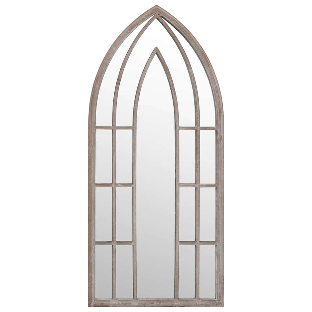 Specchio da Giardino Sabbia 70x30 cm in Ferro per Uso Esterno | homemem39