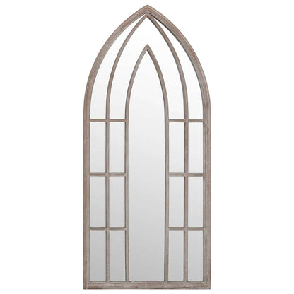 Specchio da Giardino Sabbia 70x30 cm in Ferro per Uso Esterno | homemem39