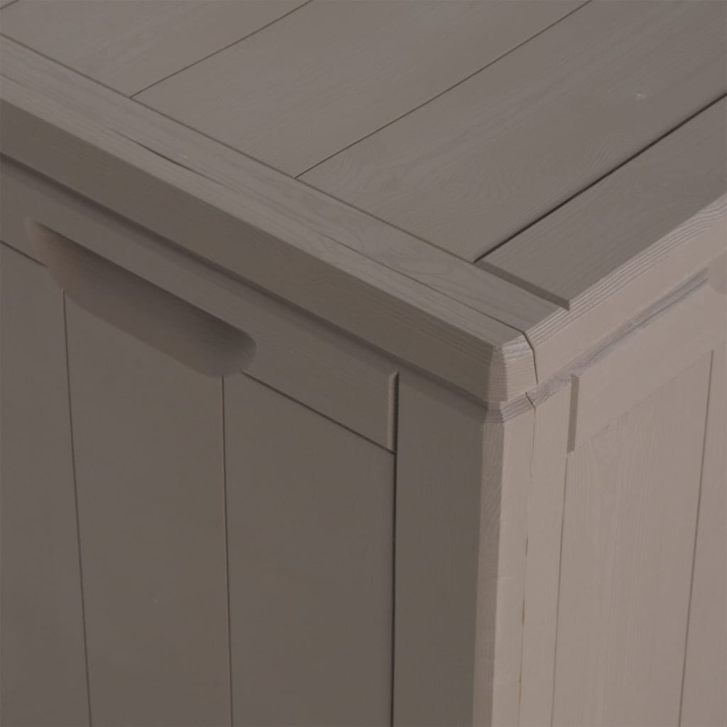 Baule da Giardino 270 L Marrone Aspetto legno in PP - homemem39