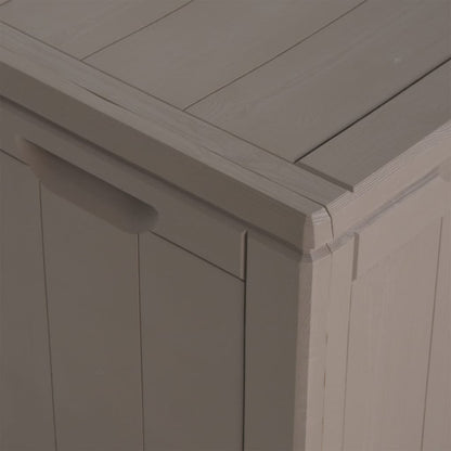 Baule da Giardino 270 L Marrone Aspetto legno in PP - homemem39