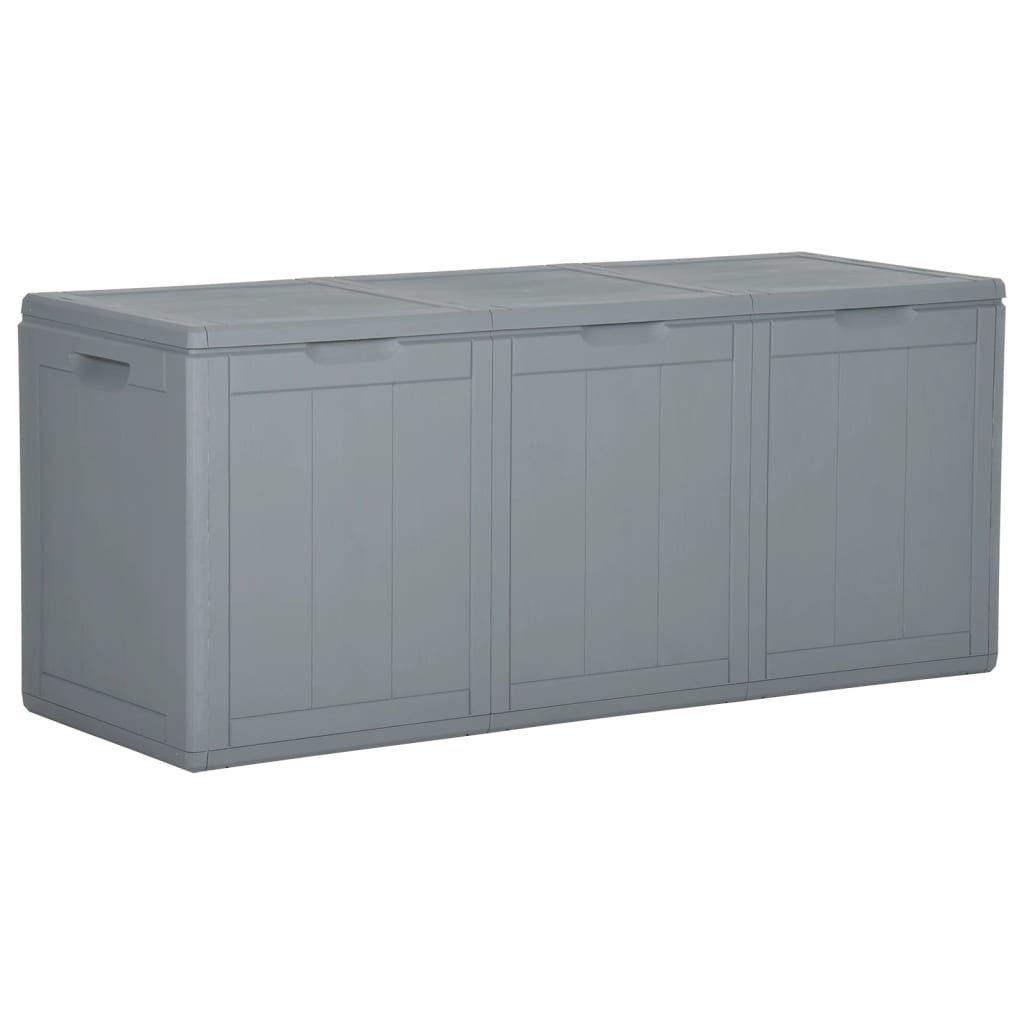 Baule da Giardino 270 L Grigio in Rattan PP