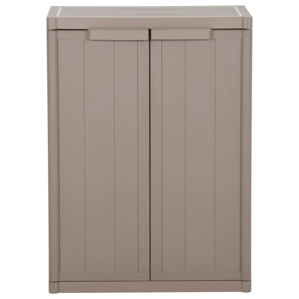 Armadio da Giardino Marrone 65x45x88 cm in PP Aspetto Legno | homemem39