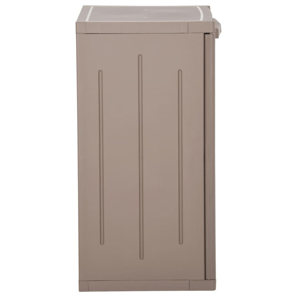 Armadio da Giardino Marrone 65x45x88 cm in PP Aspetto Legno | homemem39