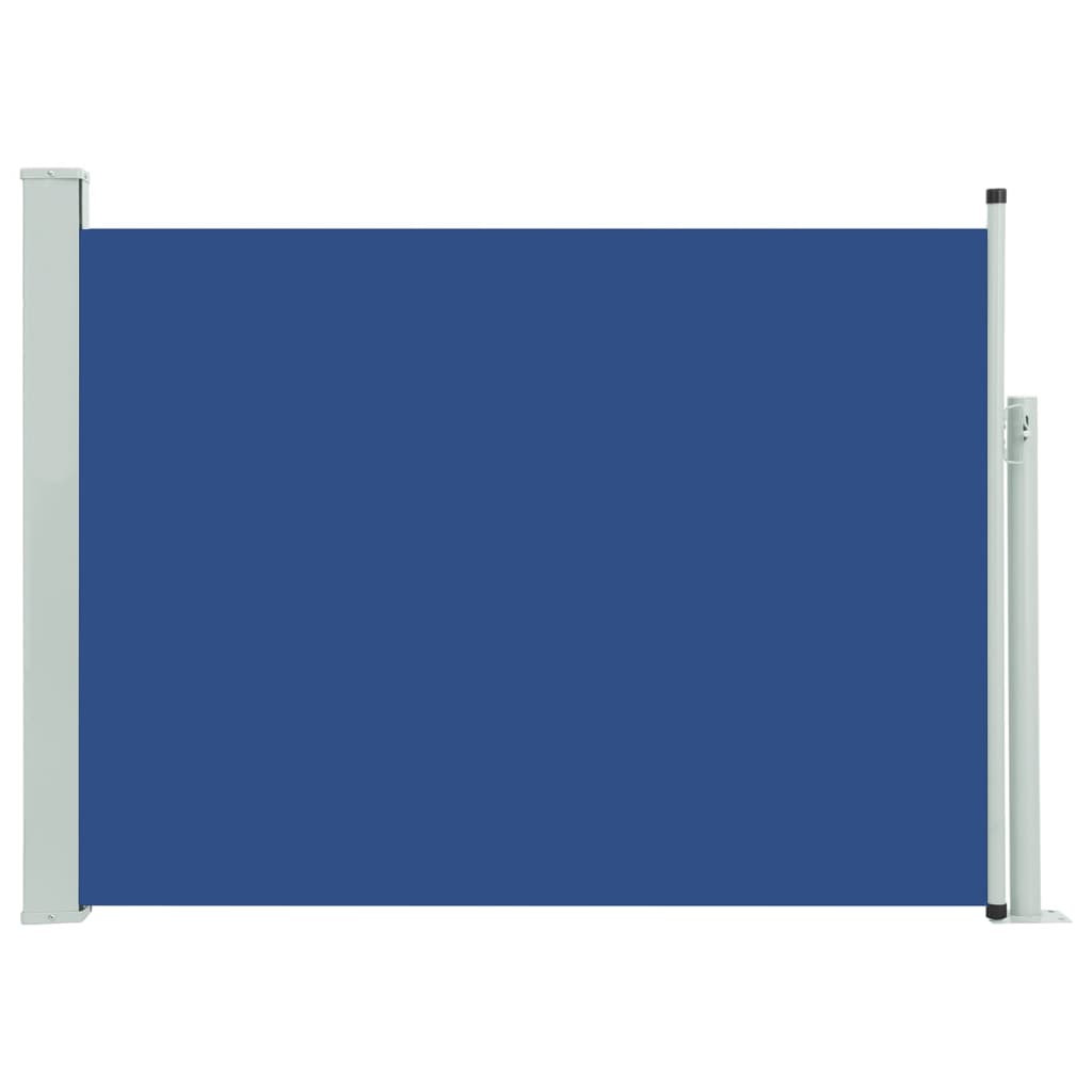 Tenda Laterale Retrattile per Patio 117x500 cm Blu