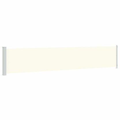 Tenda Laterale Retrattile per Patio 117x600 cm Crema
