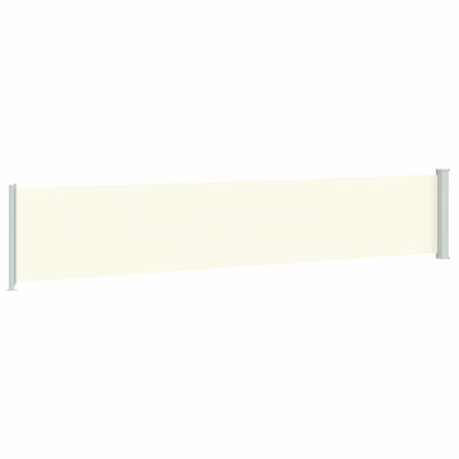 Tenda Laterale Retrattile per Patio 117x600 cm Crema | homemem39
